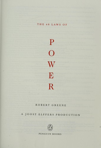 48 Laws of Power by Robert Greene